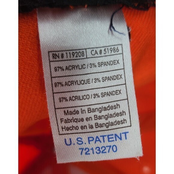 Cincinnati Bengals Official NFL One Size Fits All Orange Modern Logo Hat Cap - Picture 8 of 8